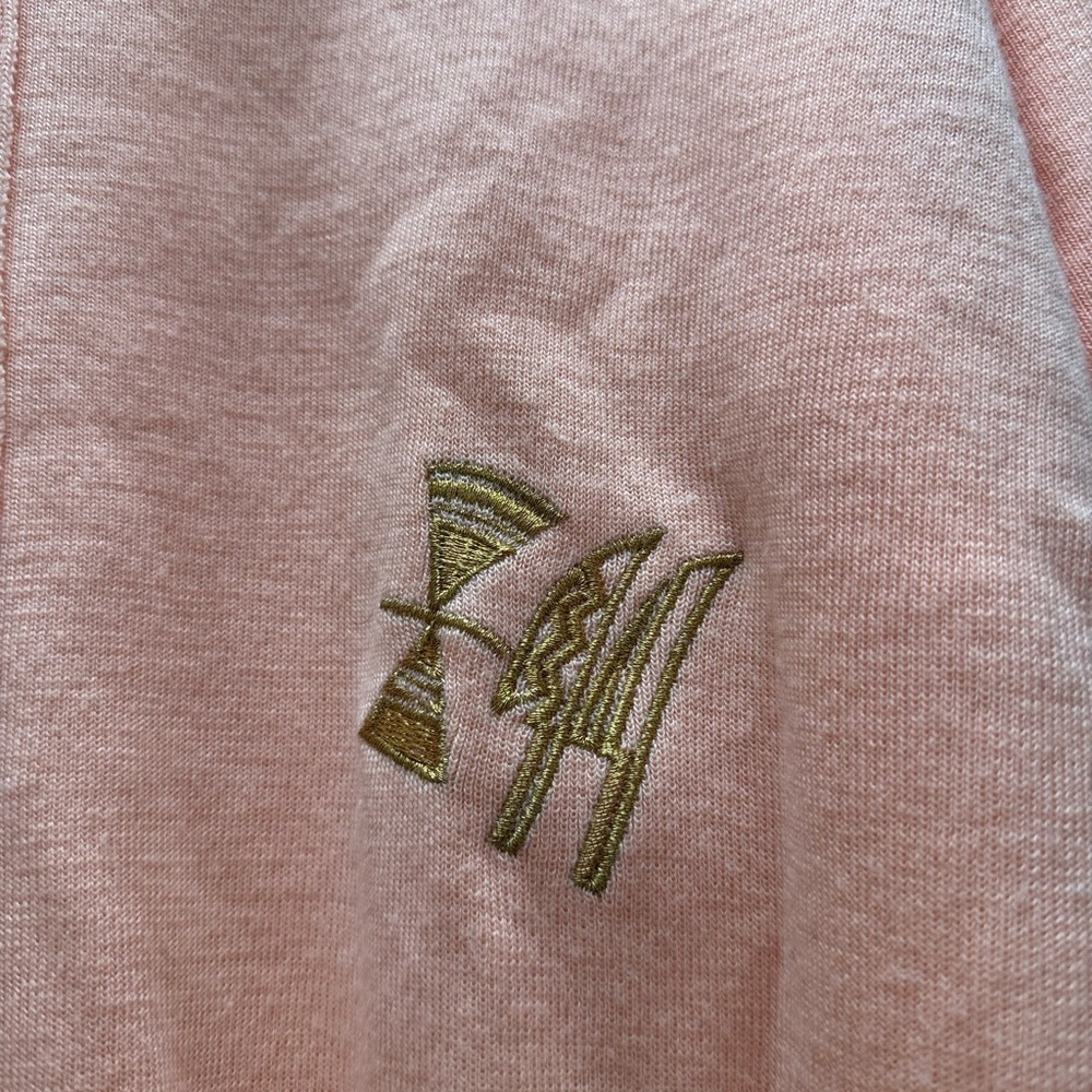 Vintage - Opal Fashion Chic Peach Collared Sweater with Embroidered Details - Picture 4 of 6